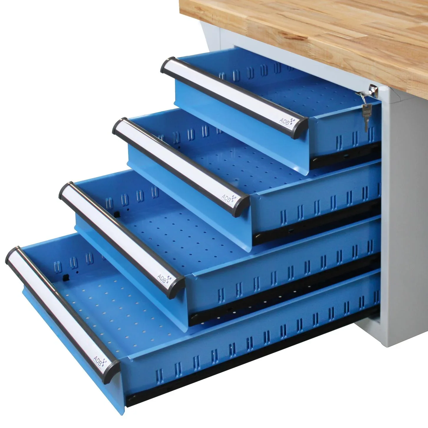 Werkbank mit Schubladenbox 4 SL 1500 - 2