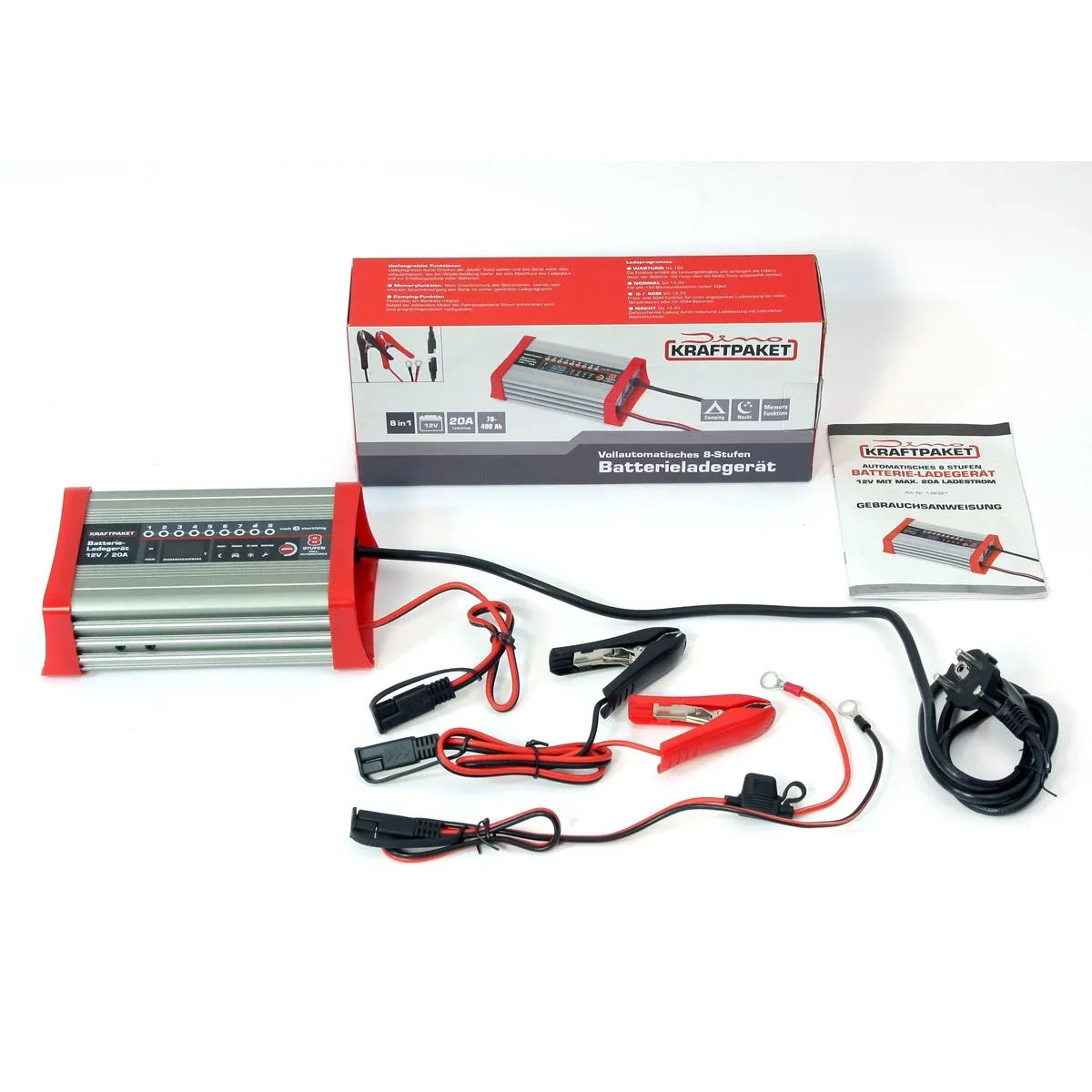 Batterieladegerät 12 Volt - 20 A - 3