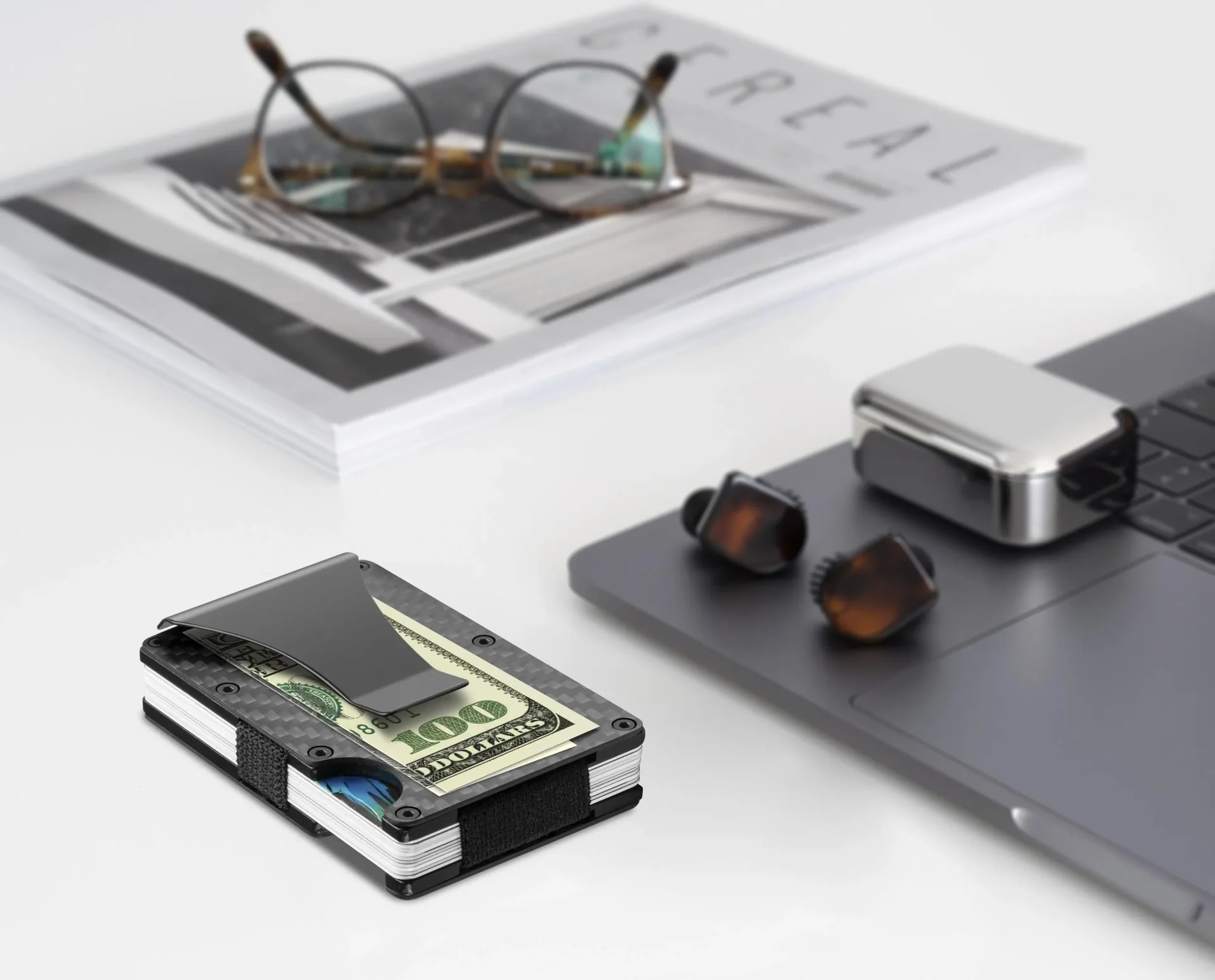 Kreditkartenhalter mit RFID Blocker - für bis zu 14 Karten - 6