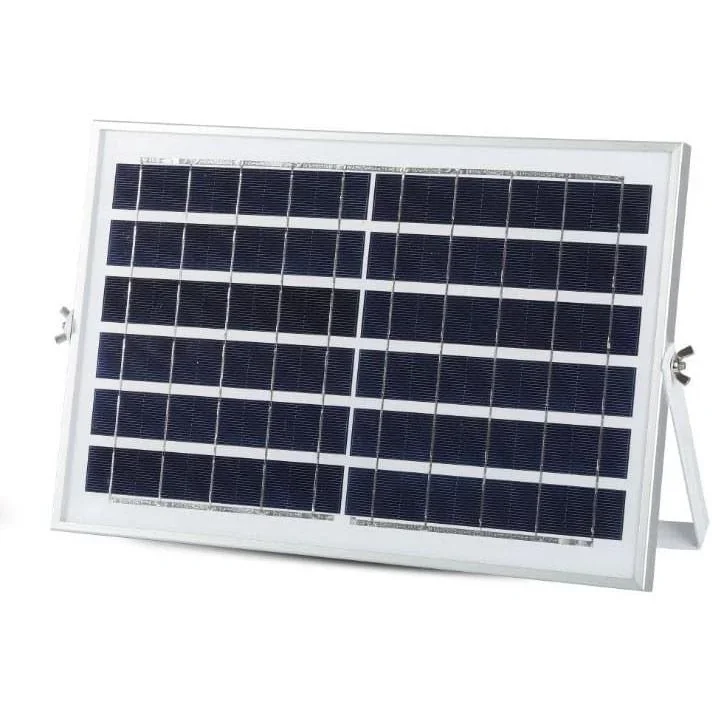 VT-25W Solar-Flutlicht mit Solarpanel - 550 Lm - 6000K - Schwarz - 1