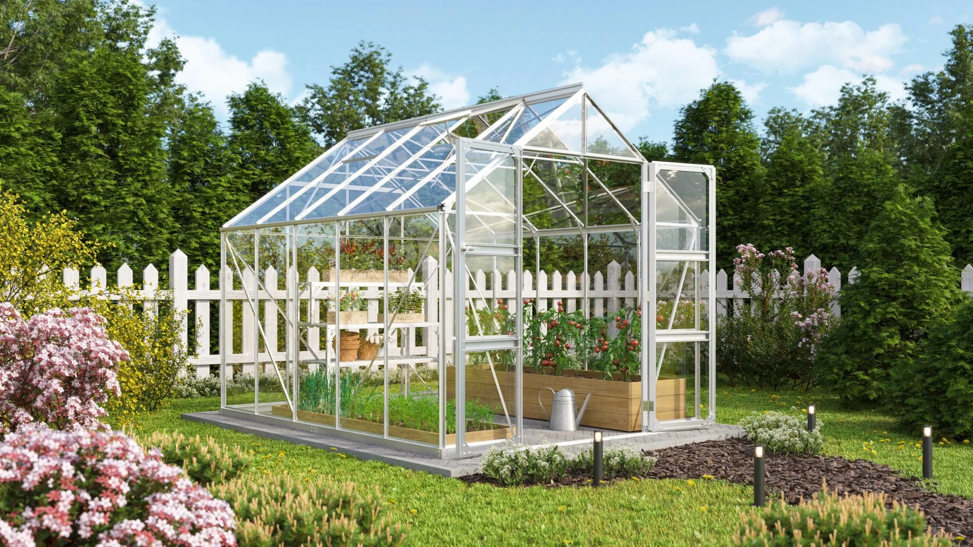Gewächshaus Domus 8300 ESG alu - 0