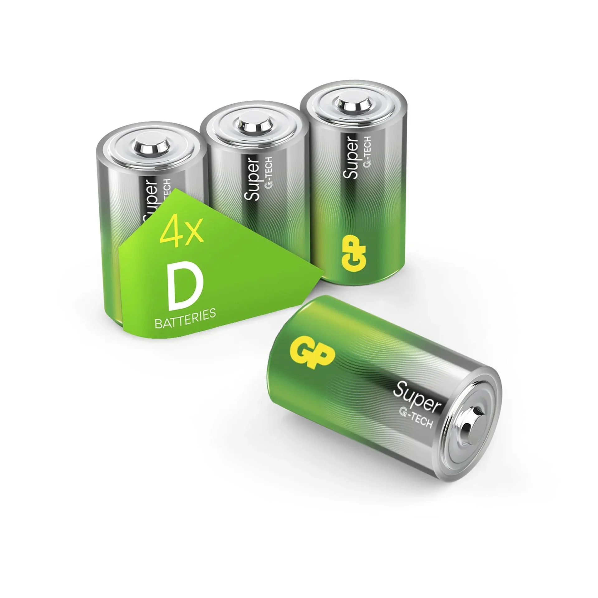 SUPER Mono D Alkaline Batterien - 4 Stück - 2