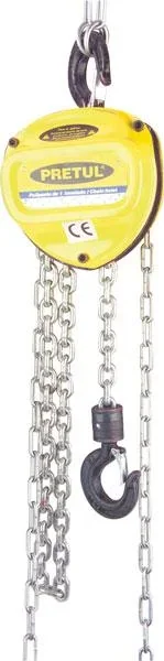 Handkettenzug 2000 kg, 2 Kettenstränge, 31 mm Hakenöffnung - 0