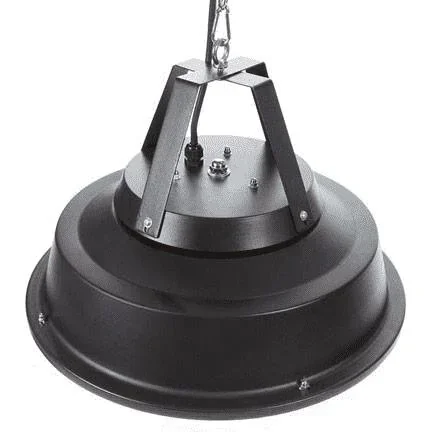 Terrasheater-Heizung hängend schwarz | Industrie | 1500W | Ø43 cm | 25M² - 0