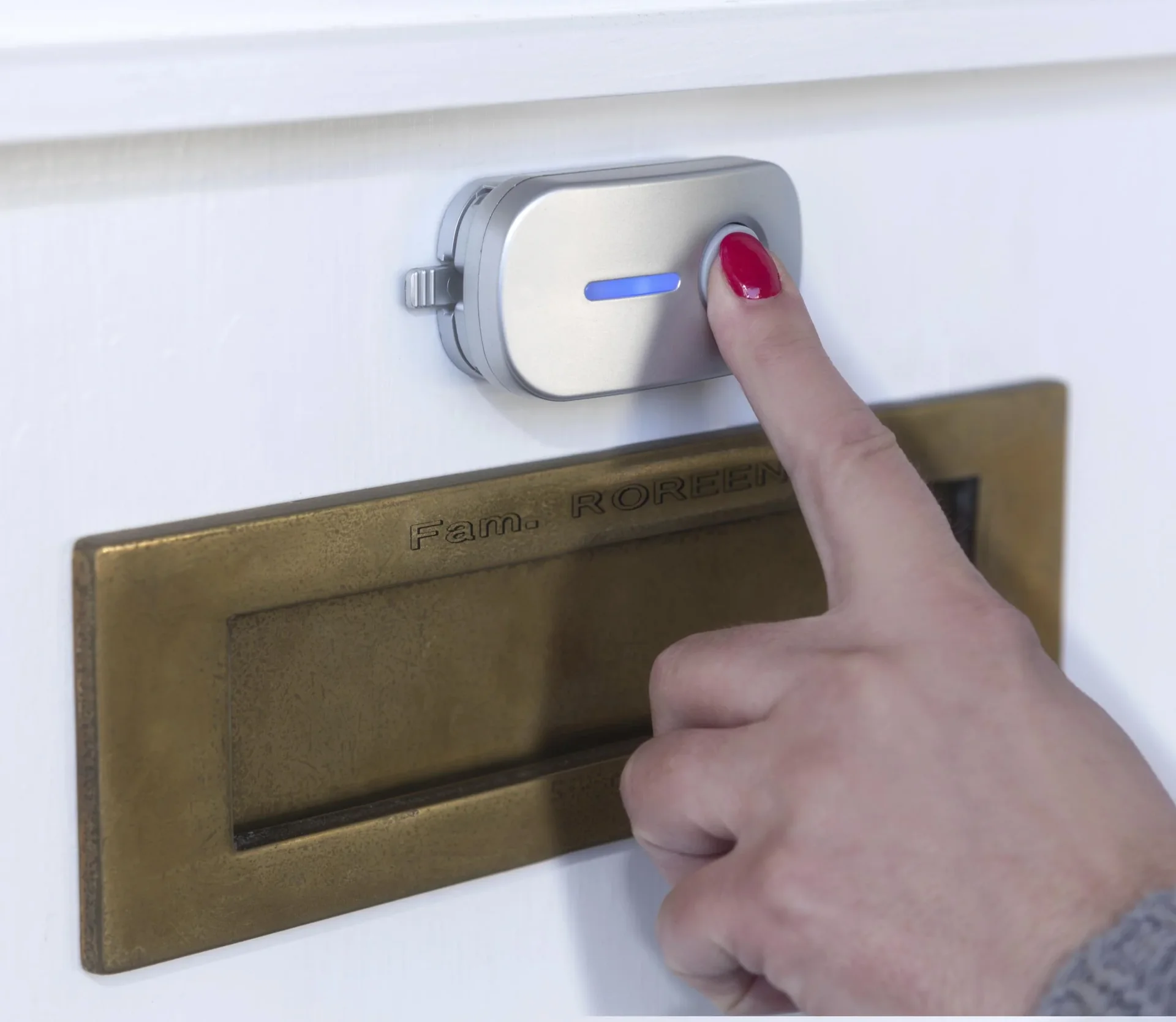 Funkwanduhr mit Türklingel - 1