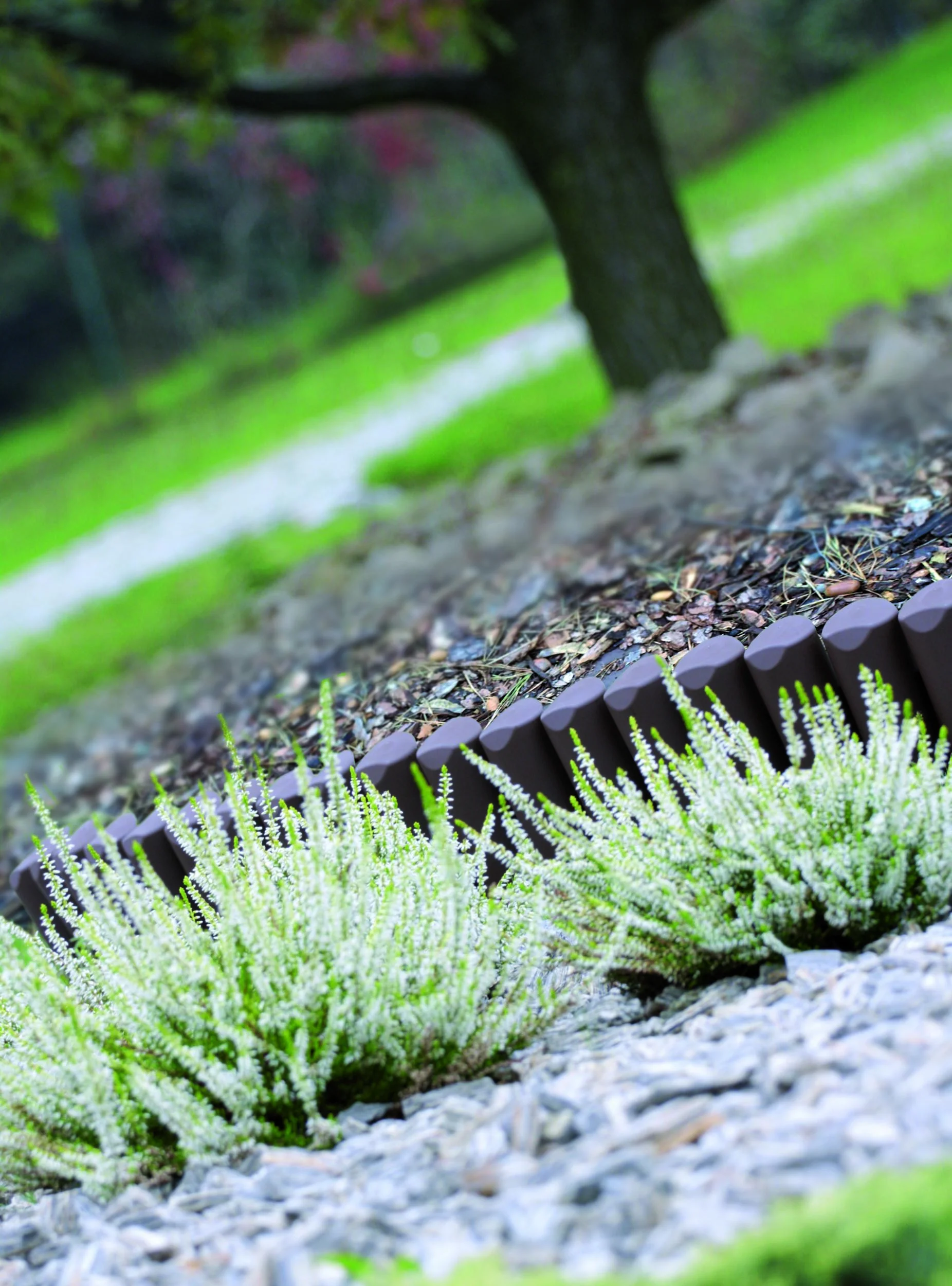 Beeteinfassung BORDER, braun - 10 Stück, 2,5 m - 3