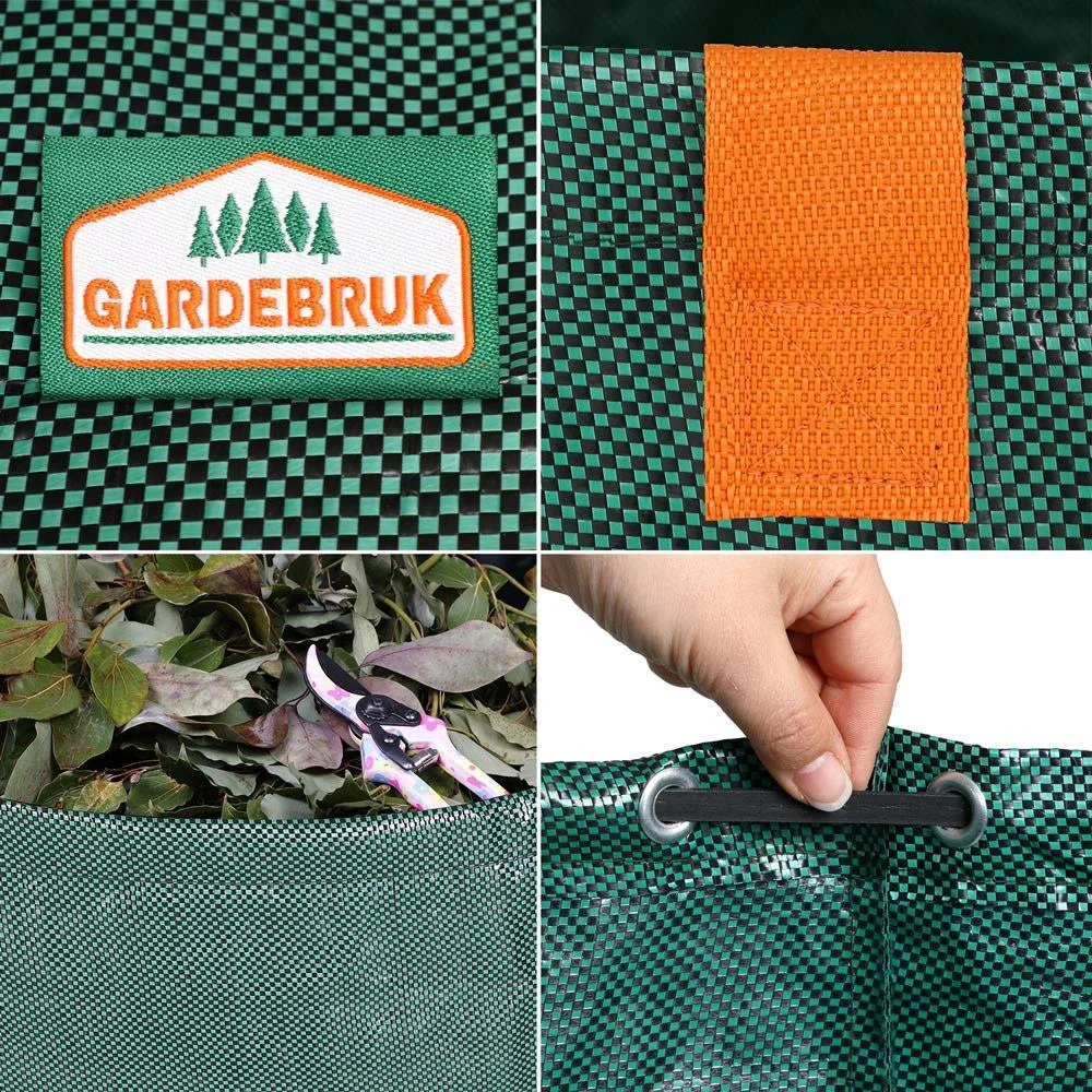 Gartensack, Satz mit 2 grünen Säcken - 500 Liter - 1