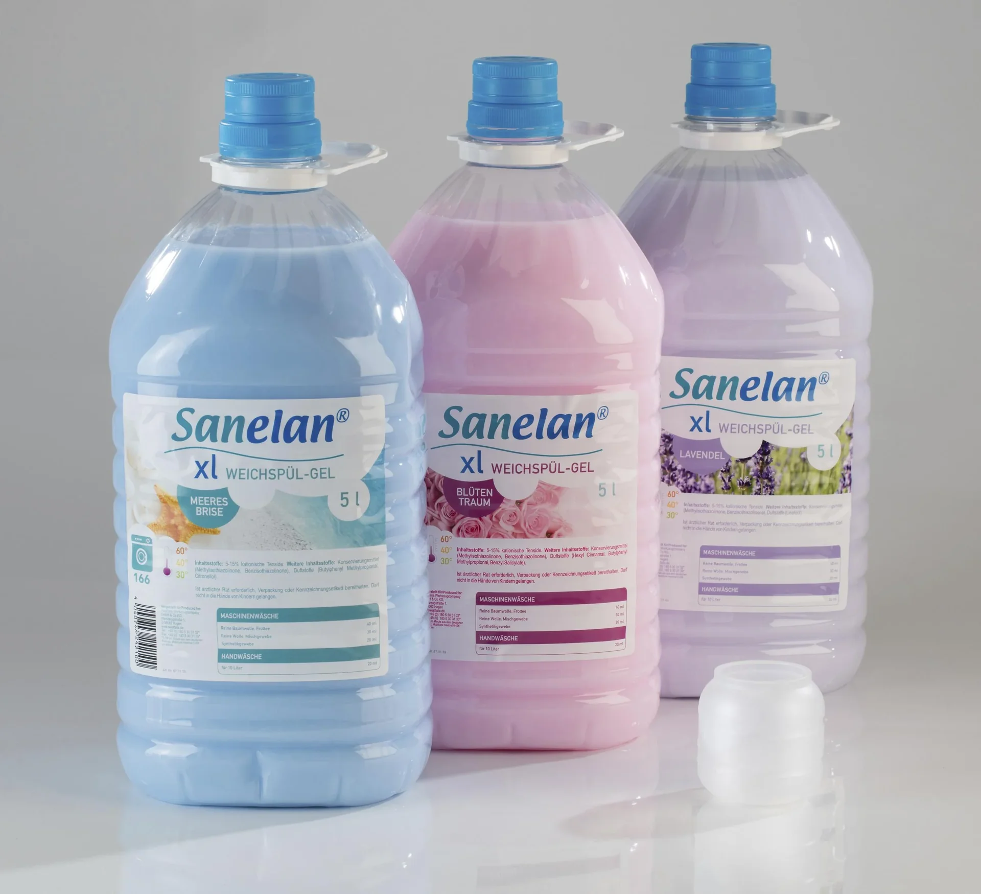 Weichspülgel Meeresbrise, 5 l inklusive Dosierbecher und Auslaufhahn - 5