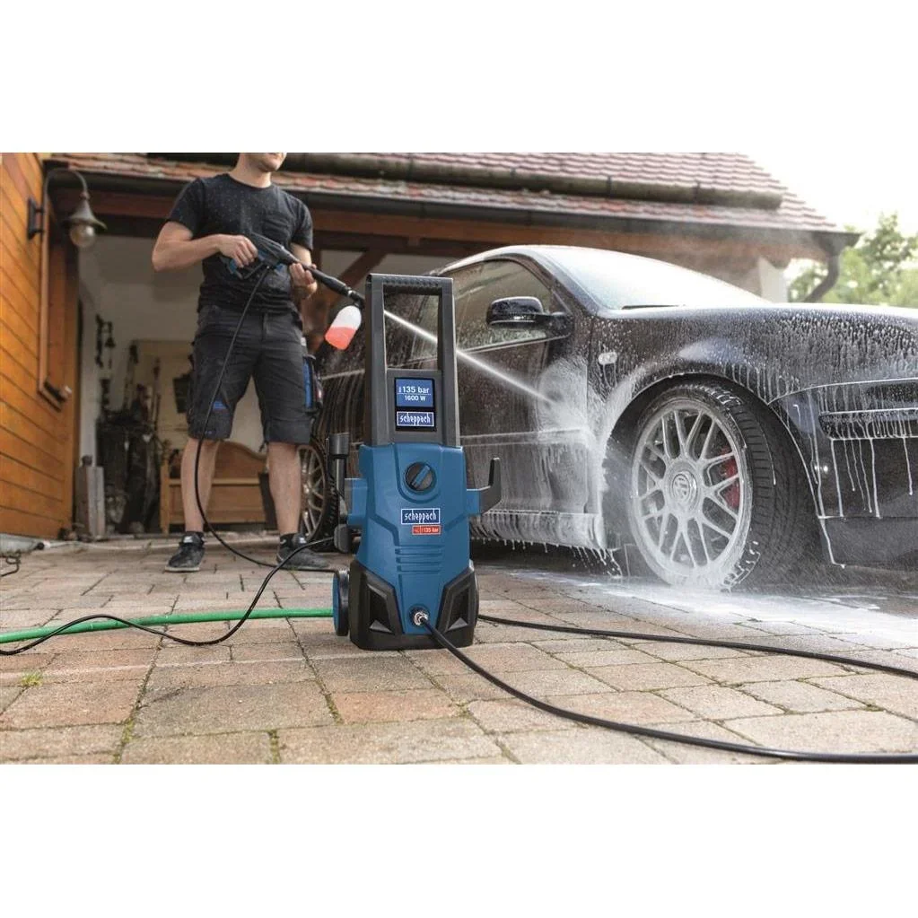 Hochdruckreiniger HCE1600 - 1600w | 135 bar | viel Zubehör! - 0