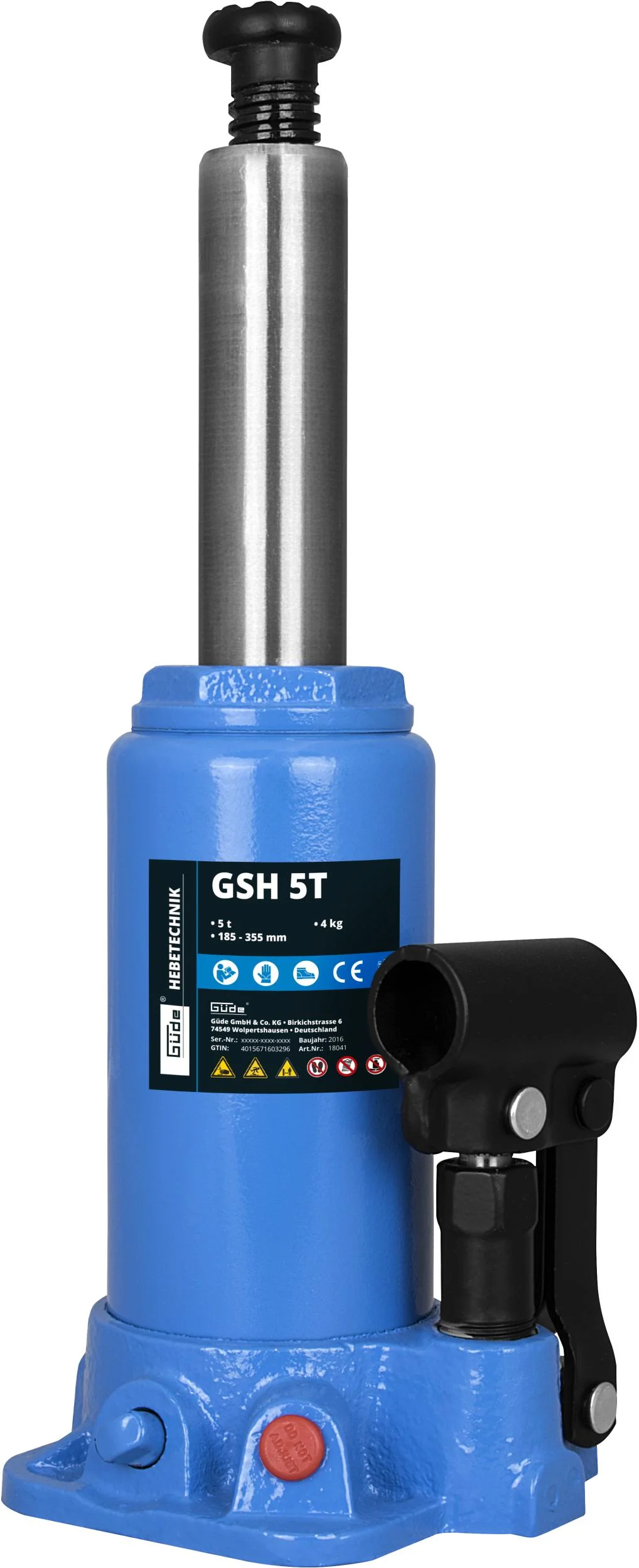 Stempelwagenheber GSH, 5 t, hydraulisch - 0