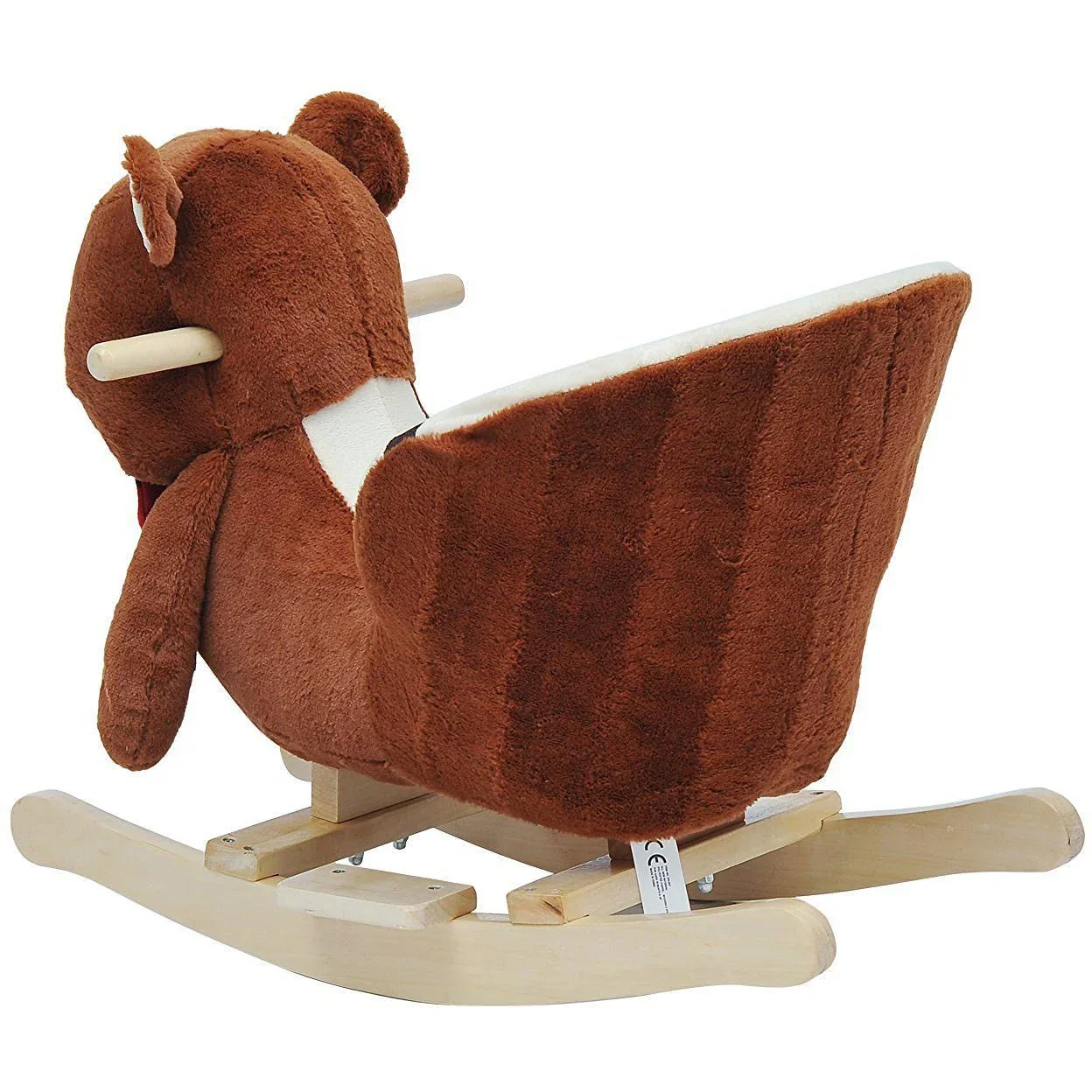 Schaukelbär Schaukelwippe: Bär mit Musik und Kuschelfell - 5