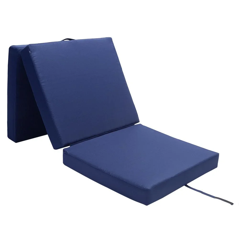 Matratze blau 190x70x10cm faltbar - 0