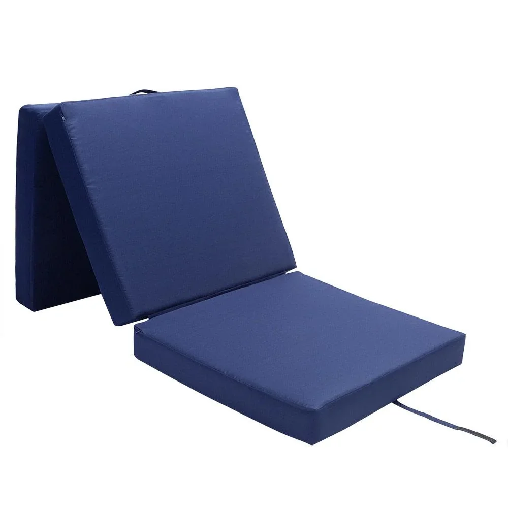 Matratze blau 190x70x10cm faltbar - 3