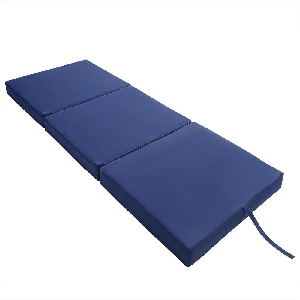 Matratze blau 190x70x10cm faltbar - 4