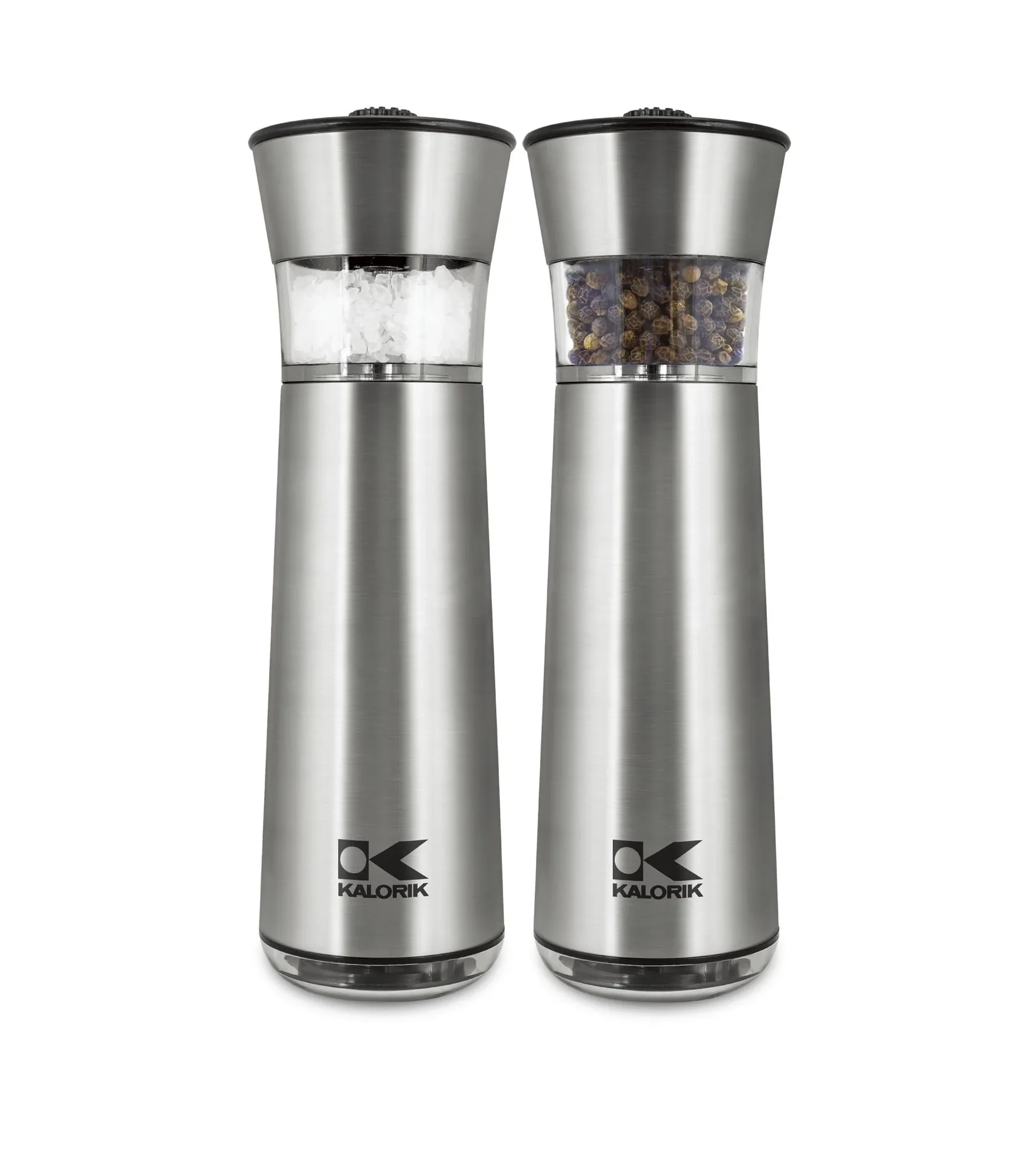 Akku Gewürzmühle mit Kippsensor, 3-teilig - 1