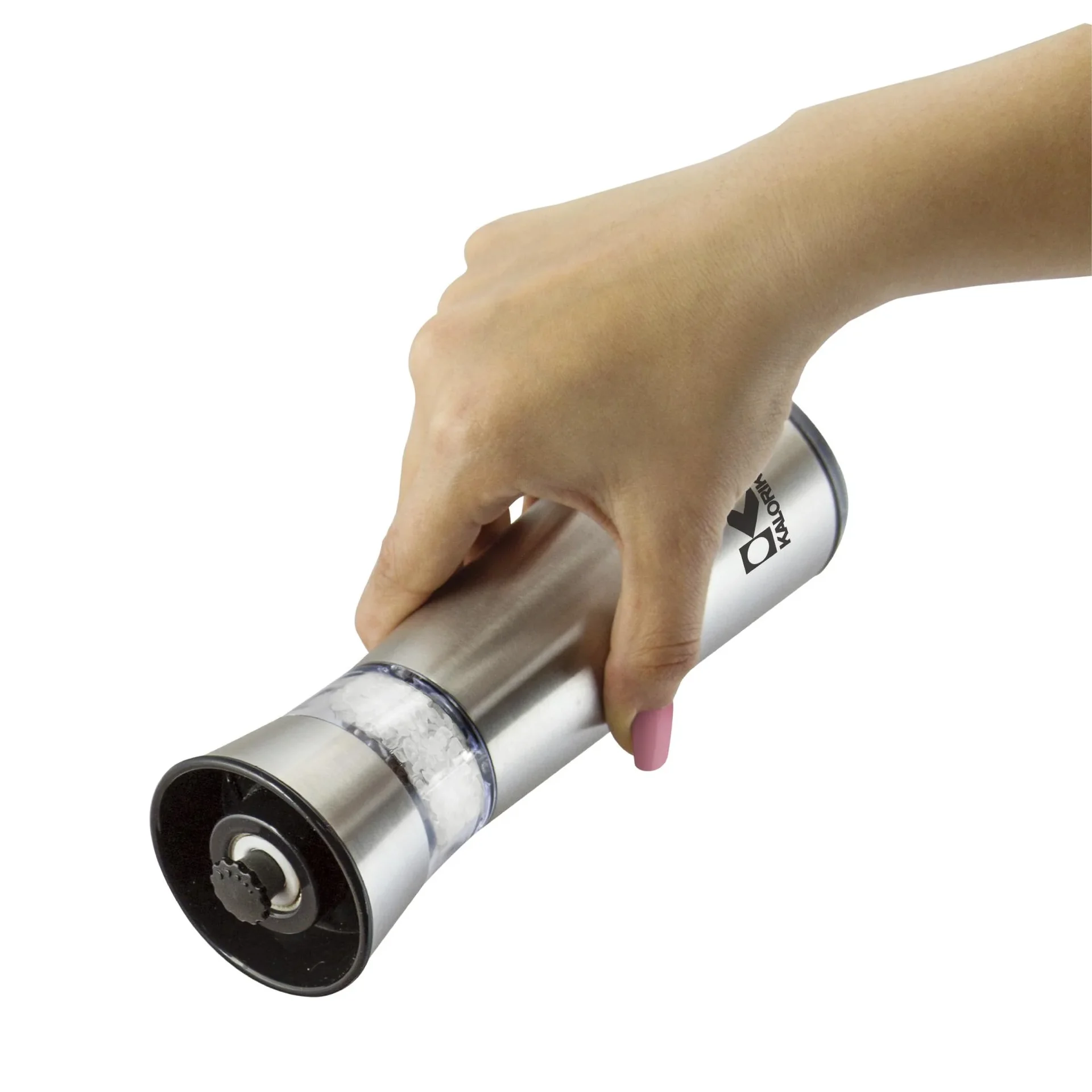 Akku Gewürzmühle mit Kippsensor, 3-teilig - 4