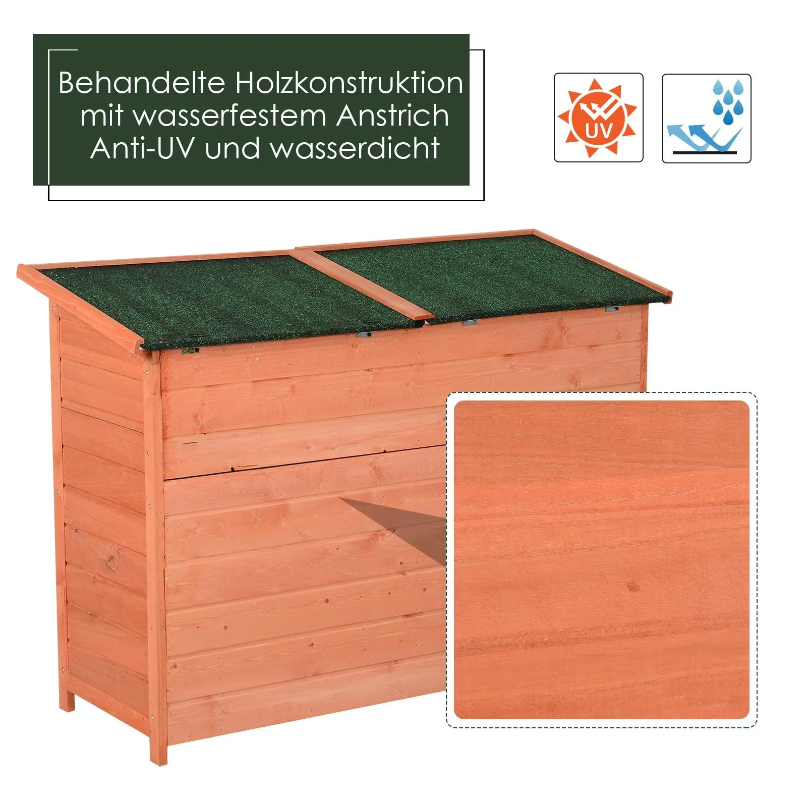 Gerätehaus mit Ablage - 0