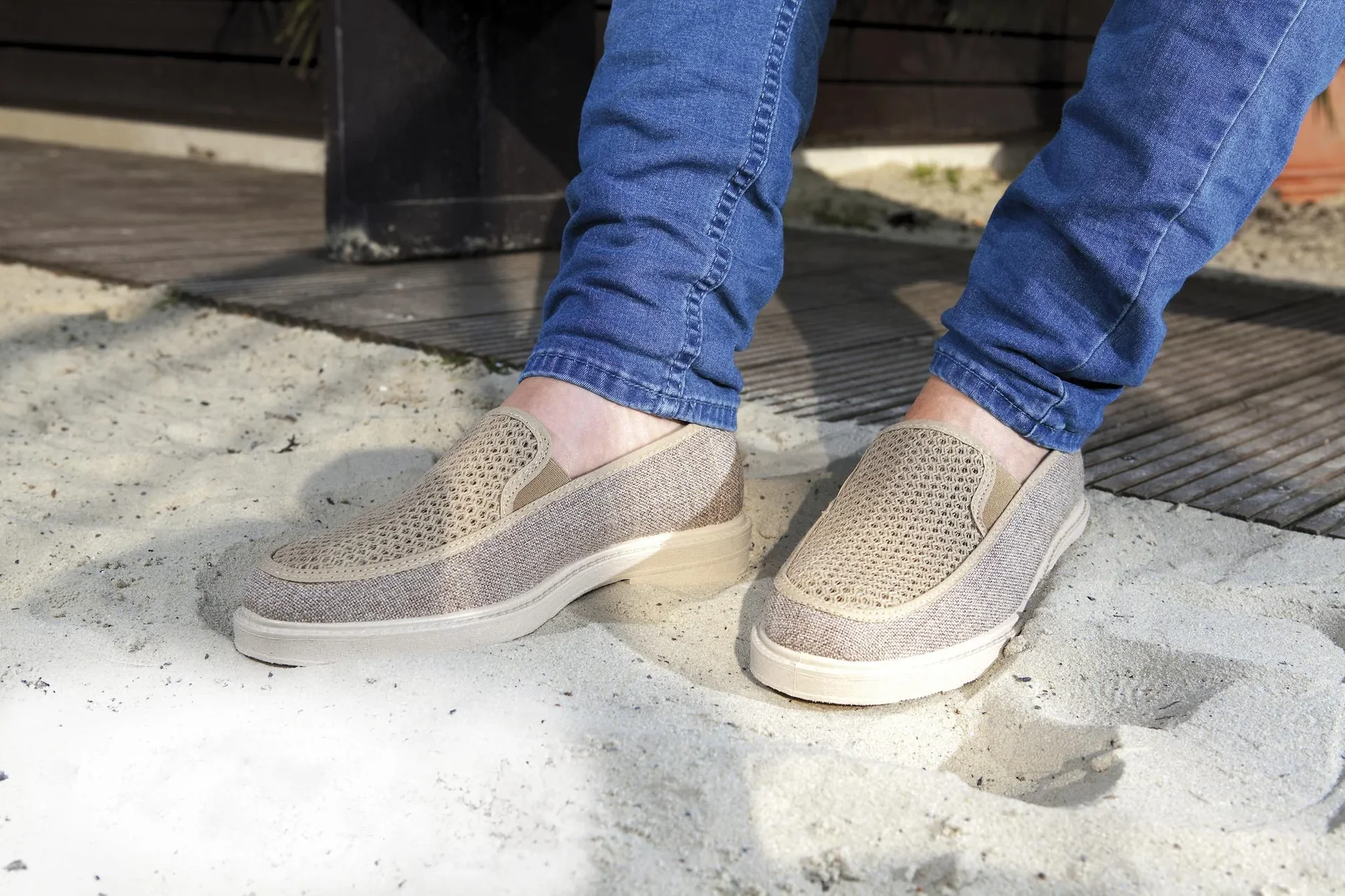 Klimaslipper, Farbe marine, Gr. 39 - 4