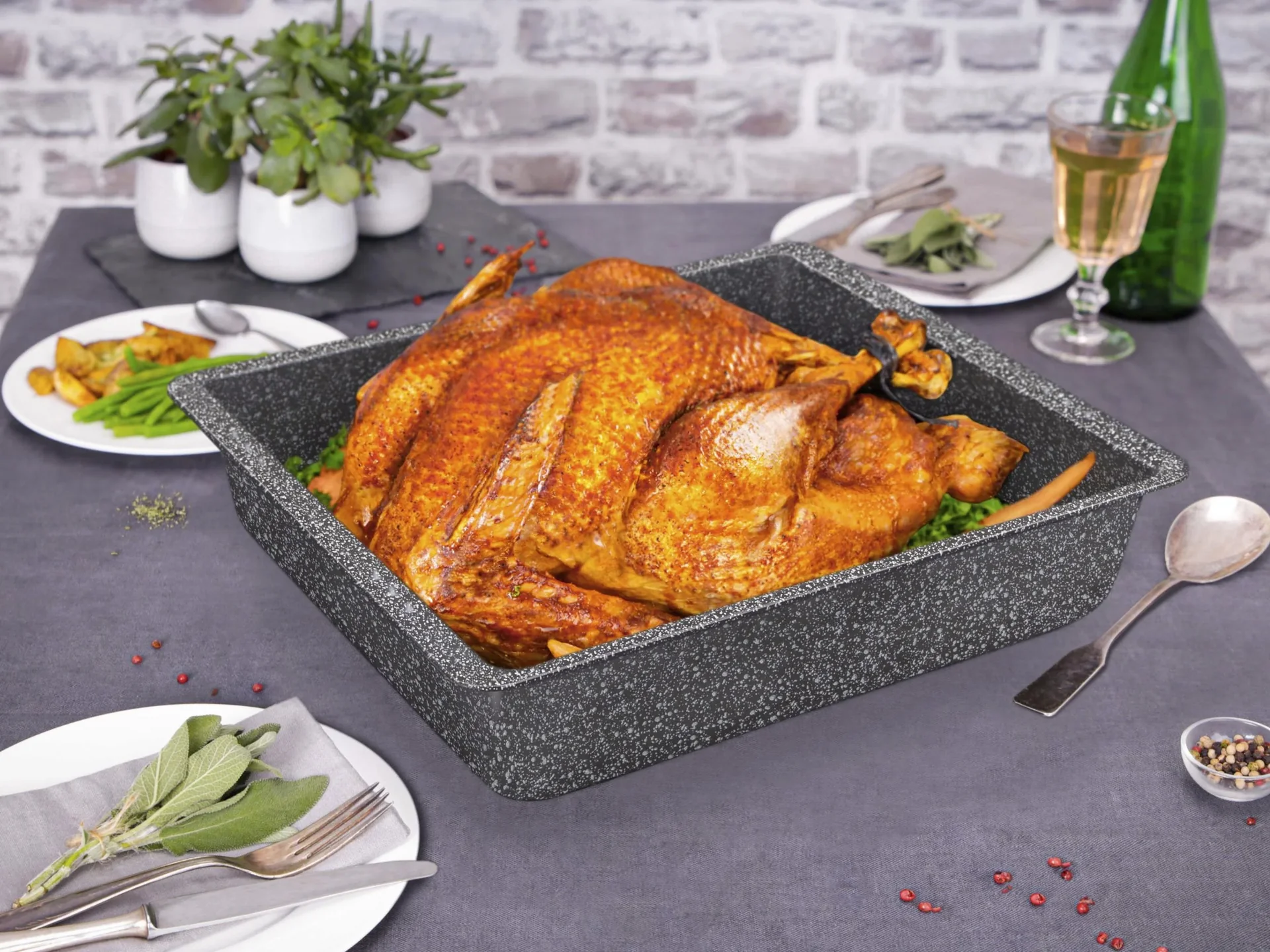 XXL Bräter "Granito" inklusive Rezeptbuch - 4