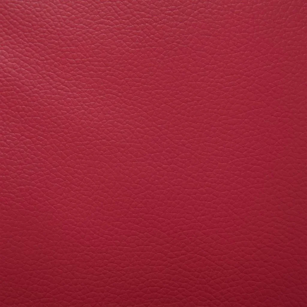 Sessel Würfel-Kunstleder rot - 0