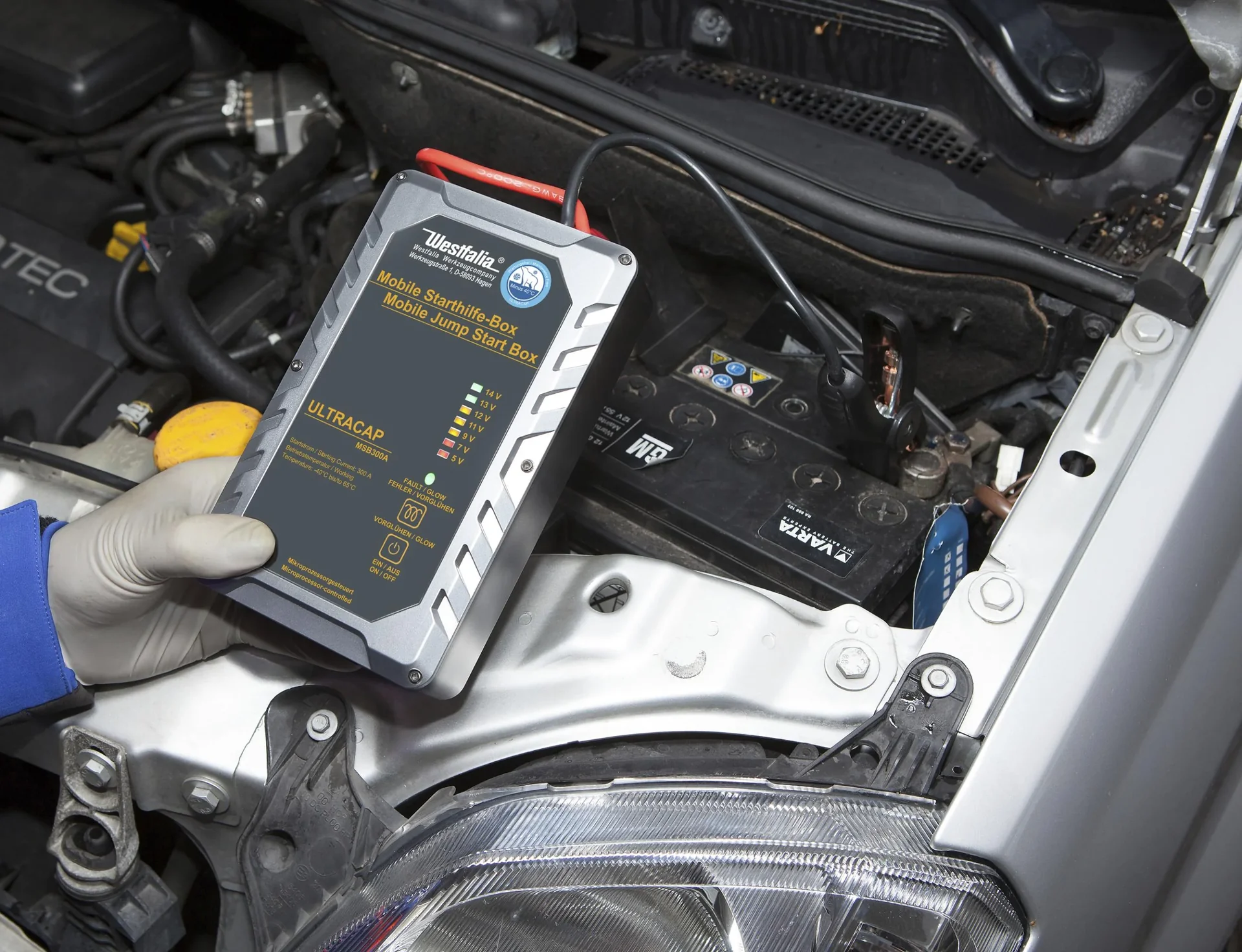 Mobile Starthilfe Box " Jump Starter " - ULTRACAP MSB300A - 1