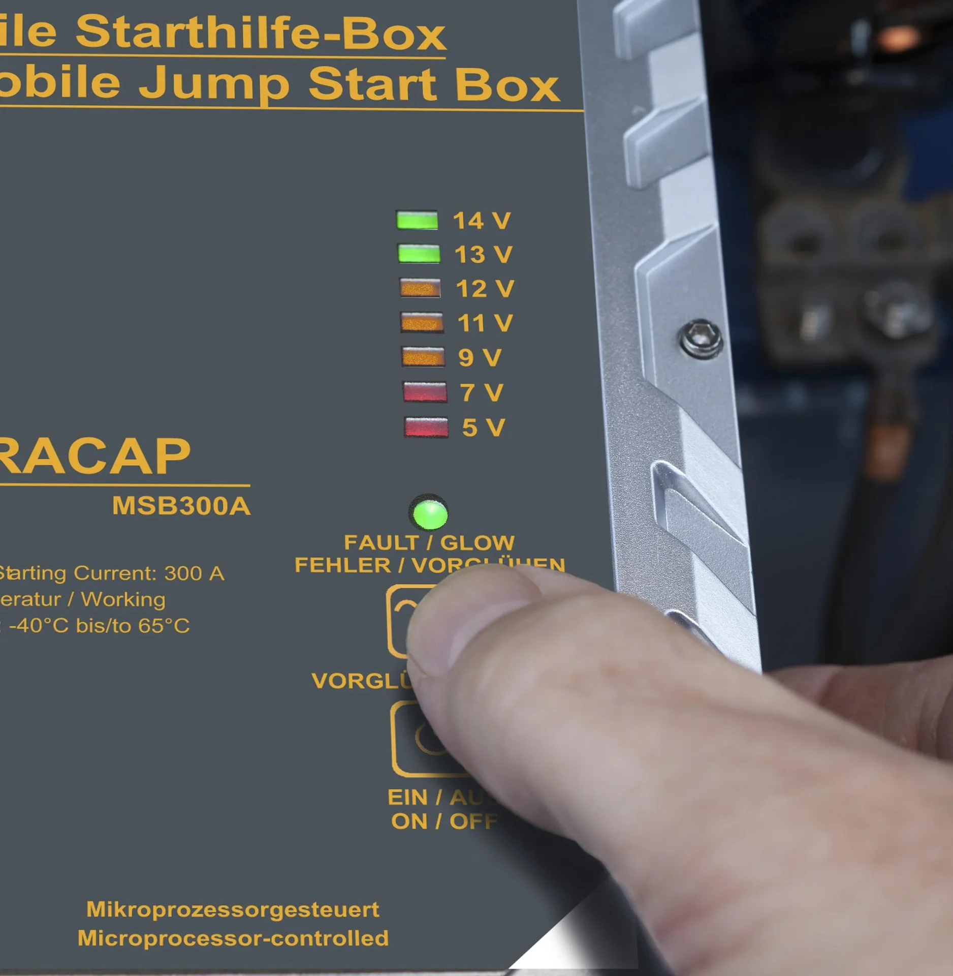 Mobile Starthilfe Box " Jump Starter " - ULTRACAP MSB300A - 7