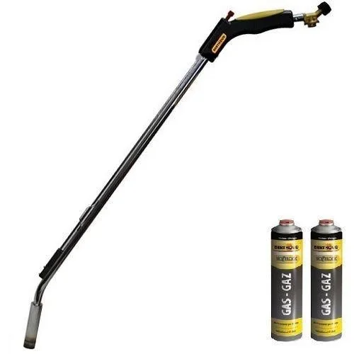Hozelock Gas-Unkrautbrenner mit 4x Gasflasche 600 ml. - 1