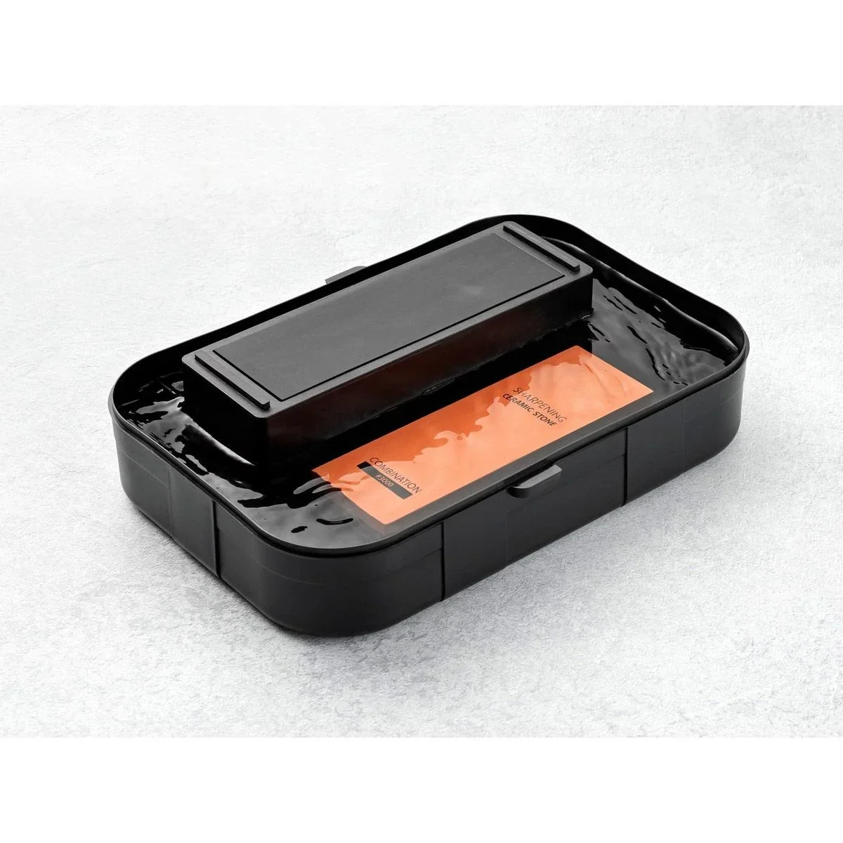 Mehrzer - Messerschärfstein-Set - 1000/3000er Körnung - Inkl. Schärfhilfen und Diamantstein - 5