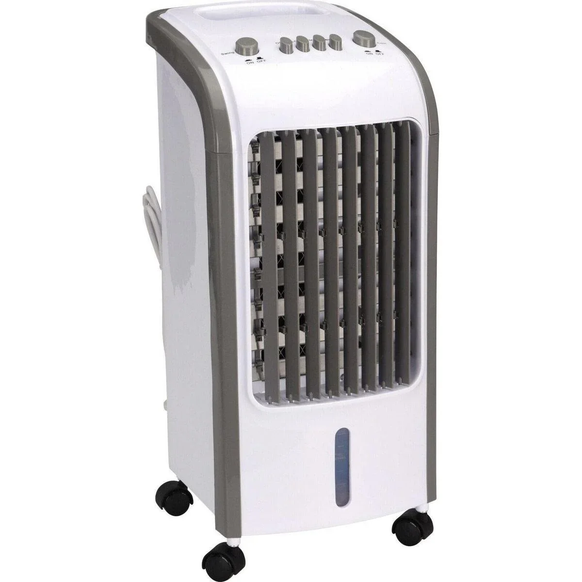 Excellent Electrics Aircooler - Luftkühler - 3.5L- 80 Watt - Pfeift leise - 3 Positionen - Mit Kühlelementen - 3