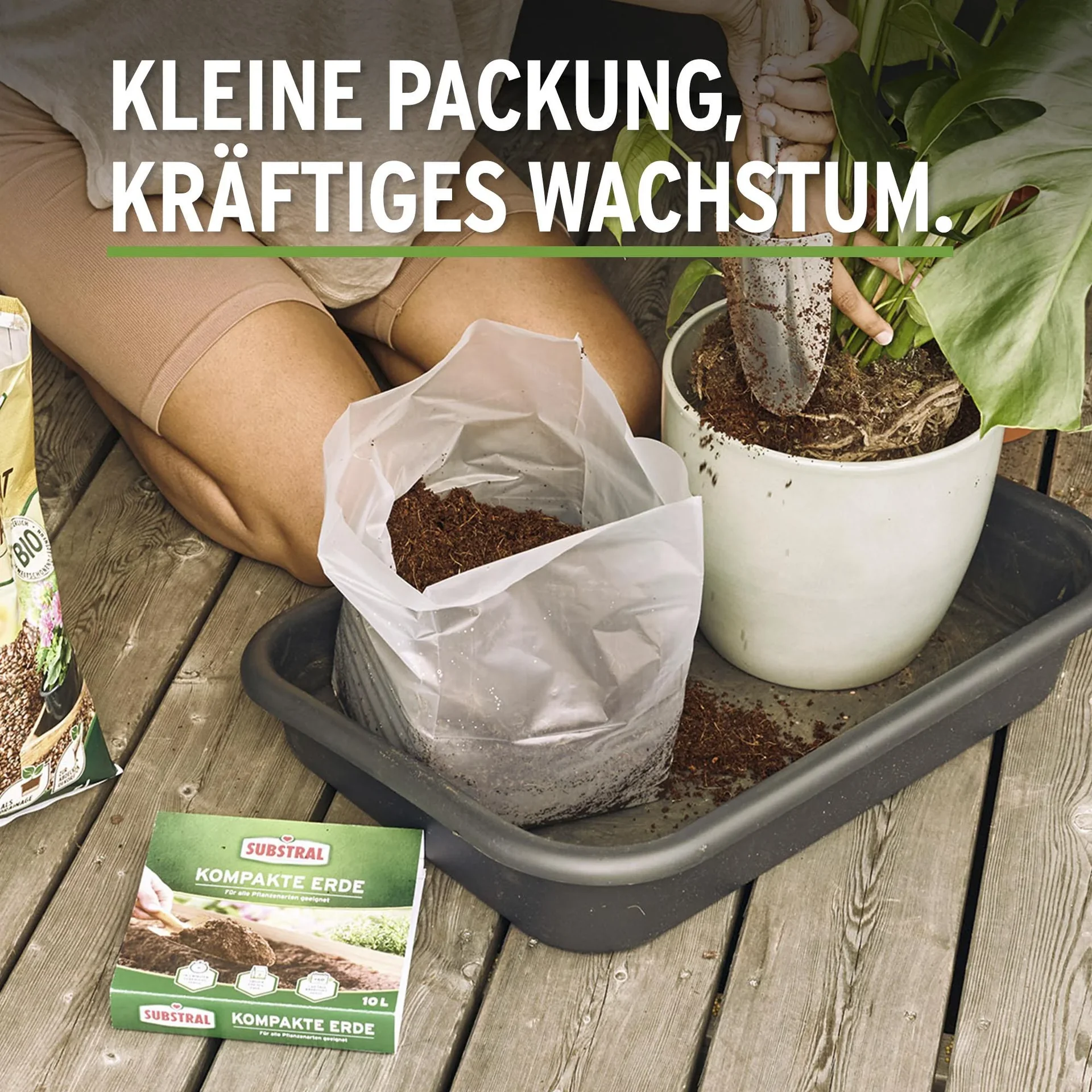 Kompakte Blumenerde 10 Liter - 2