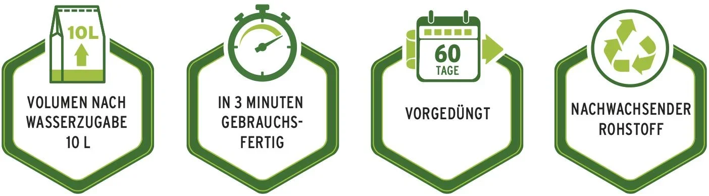 Kompakte Blumenerde 10 Liter - 3