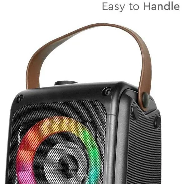 VT-6203-2 Mobiler Lautsprecher mit Bluetooth und RGB - 2x 10W - 4