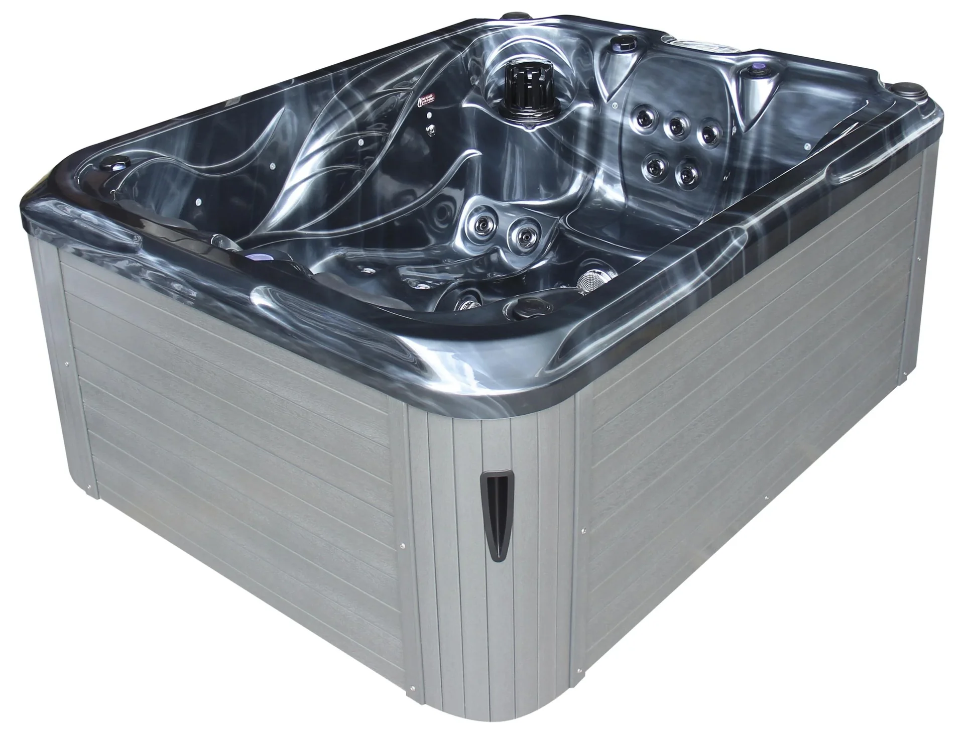 Whirlpool - Lanai schwarz mit Wasserfall - 0