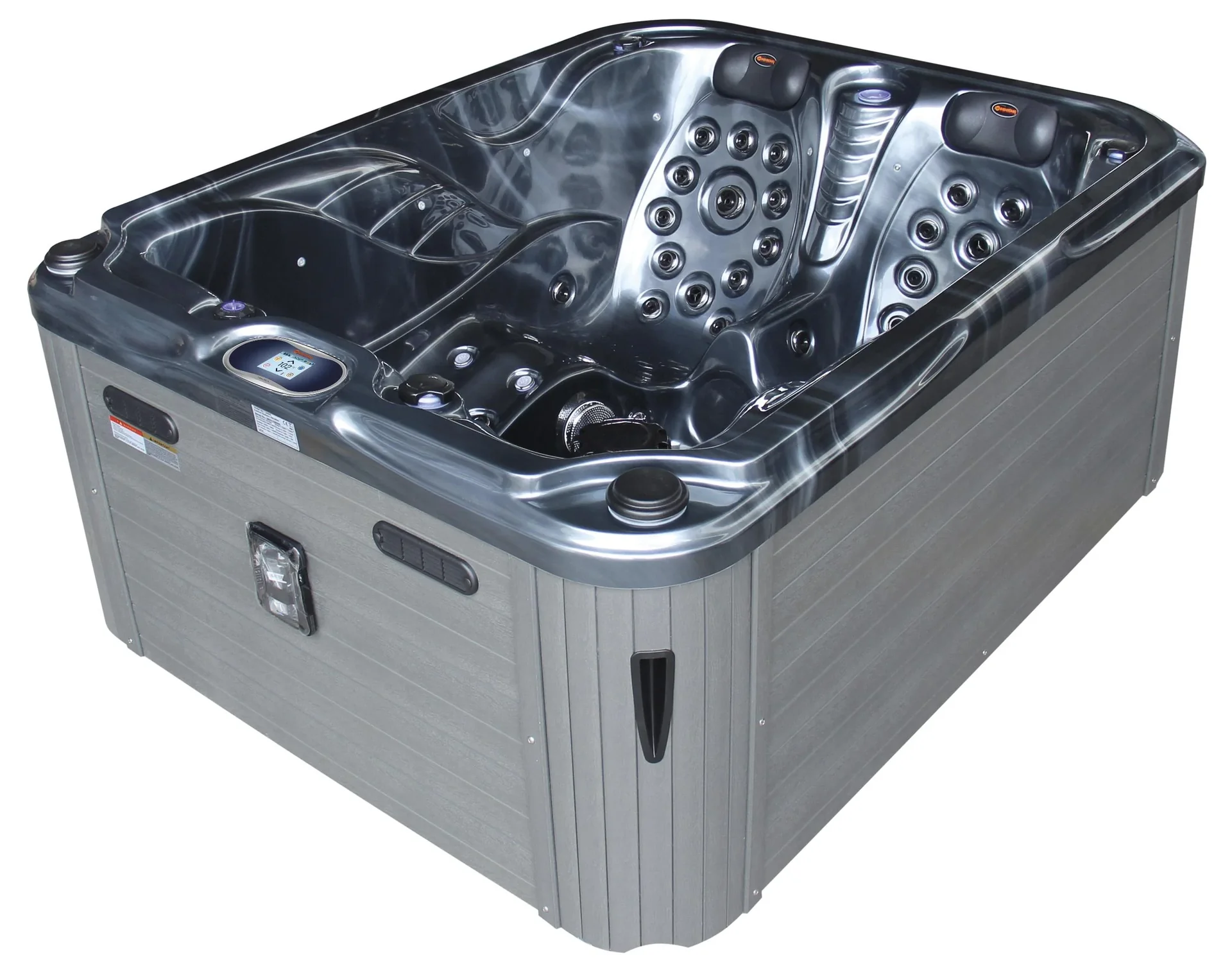 Whirlpool - Lanai schwarz mit Wasserfall - 2