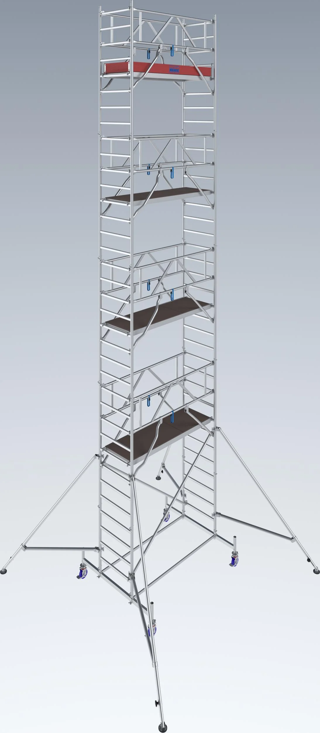 STABILO Fahrgerüst Serie 10, Feldlänge 2 m, Arbeitshöhe ca. 10,40 m - 0