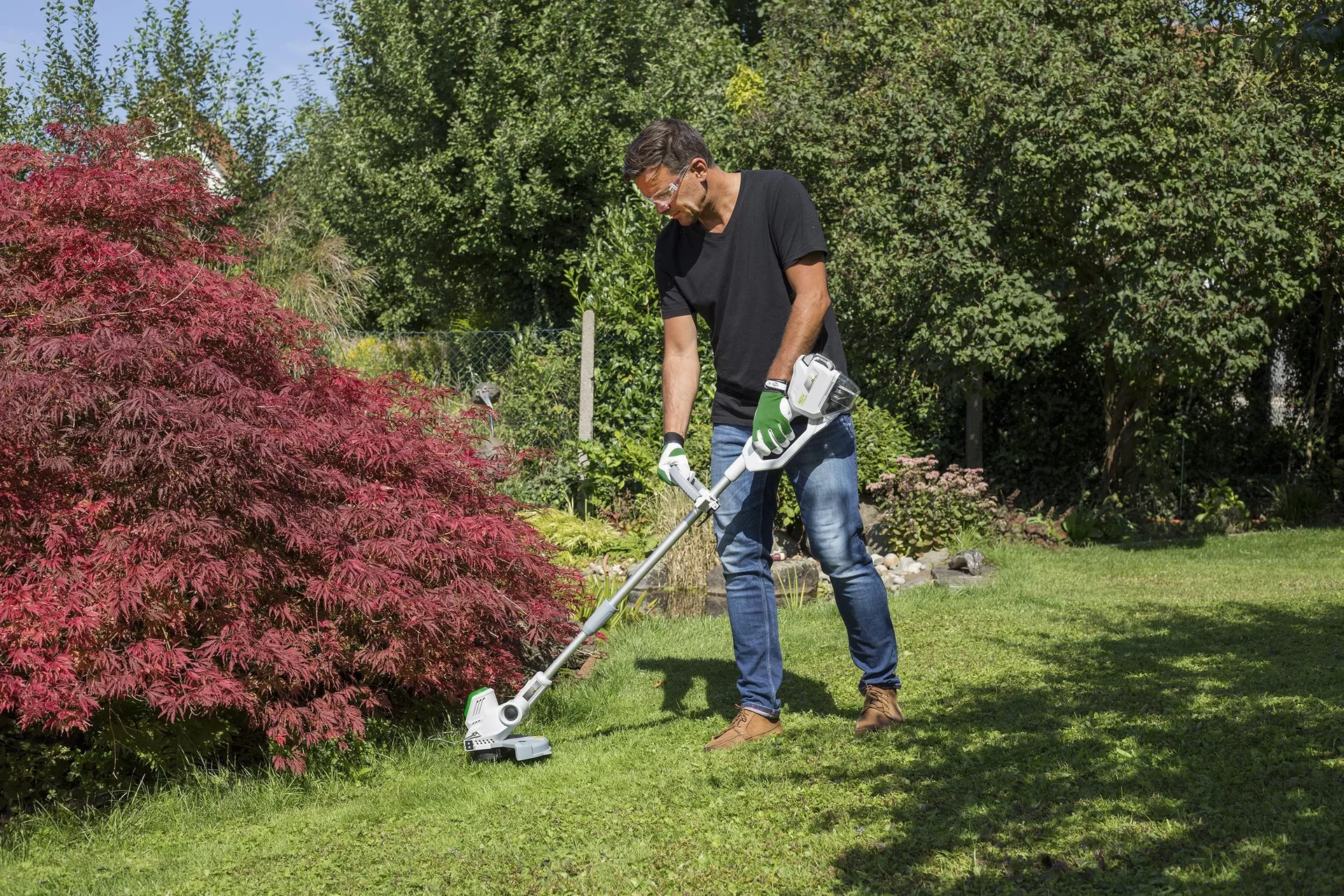 Set Akku-Rasentrimmer "GM ART 4030" + Akku, 40 Volt + Ladegerät - 4