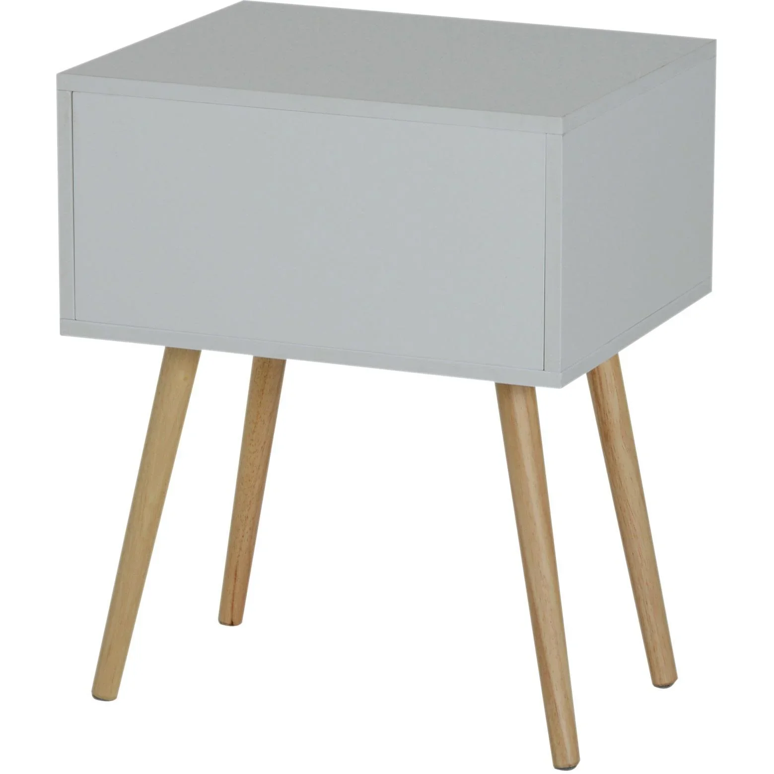 Nachttisch Nachtschrank Nachtkommode Konsole Beistelltisch 2 x Schublade Holz 48 x 40 x 60 cm - 0