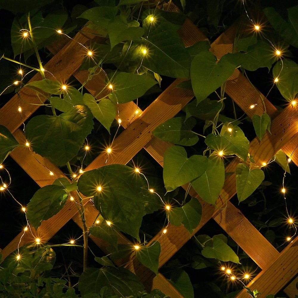 Silberdraht Weihnachten 200 LEDs Innen/Außen - 0