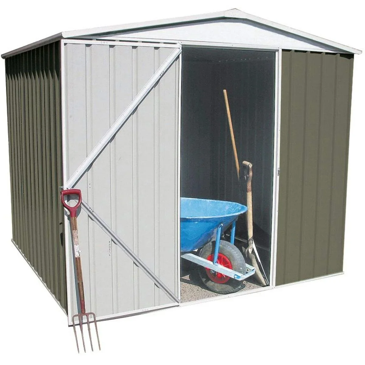 Absco Regent WG30292RK Metallschuppen - 300x292x206 cm - 1