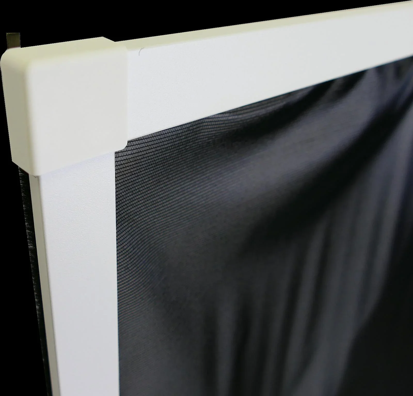 Teleskop-Insektenschutzfenster slim mit Pollenschutz 120 x 140 cm, weiß - 1