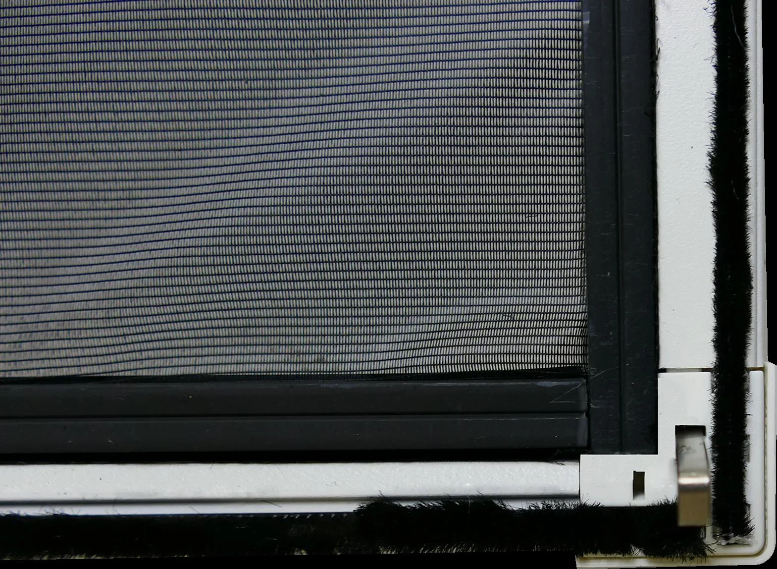 Teleskop-Insektenschutzfenster slim mit Pollenschutz 120 x 140 cm, weiß - 3