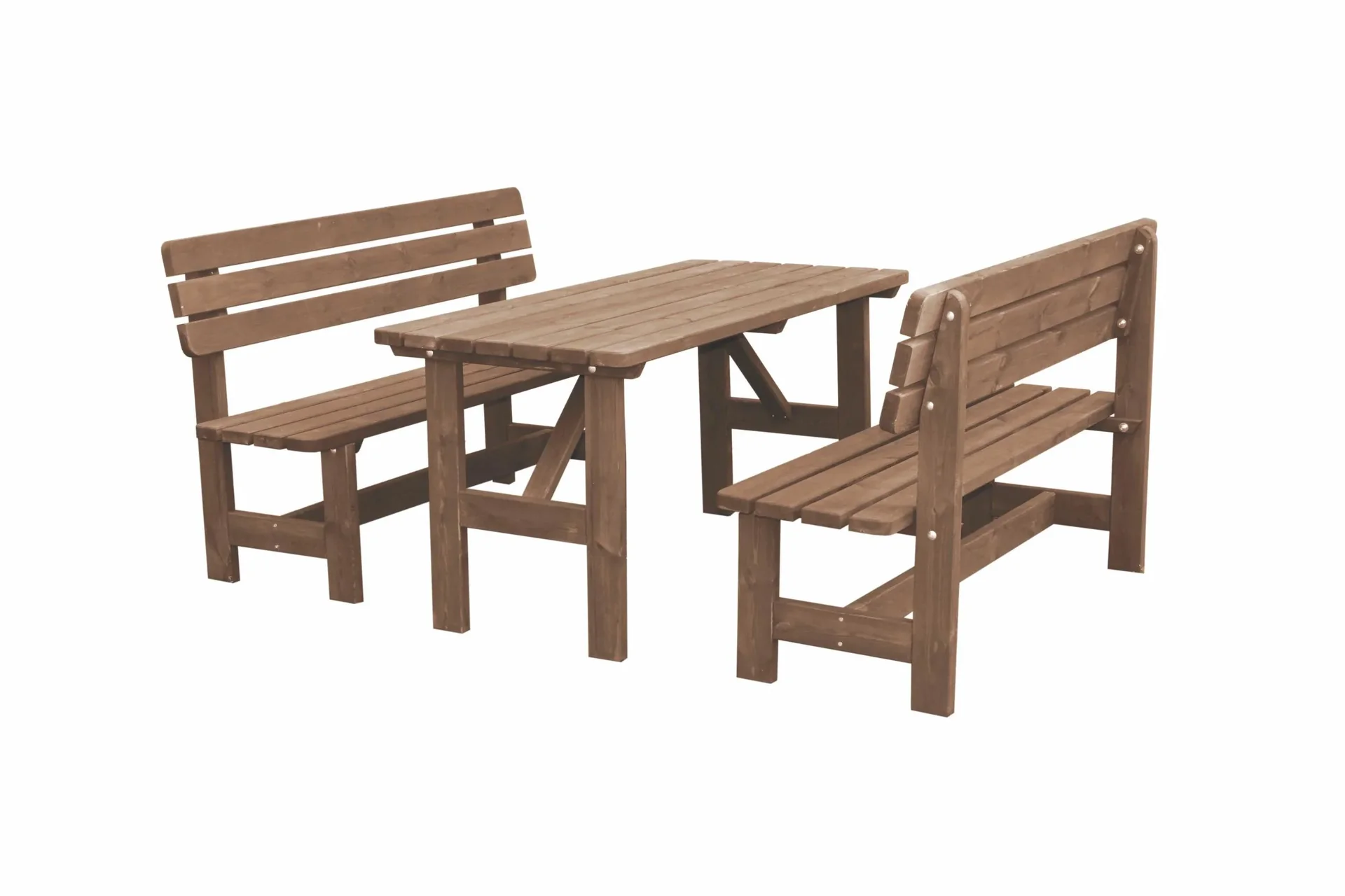 Holz-Garnitur Summer taupe-braun - 0