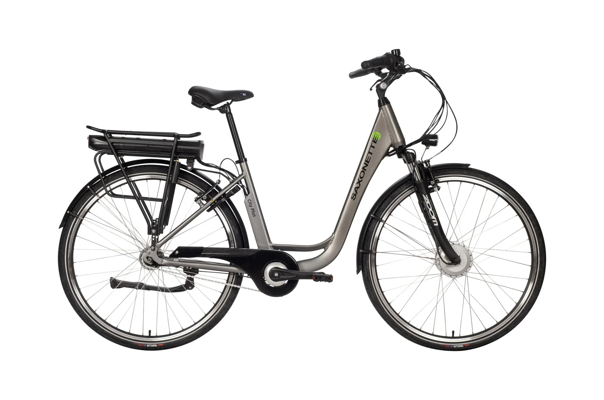 Unisex City E-Bike 28 Zoll, Rahmenhöhe 45 cm, 7-Gang Nabenschaltung, silberfarben, München - 0
