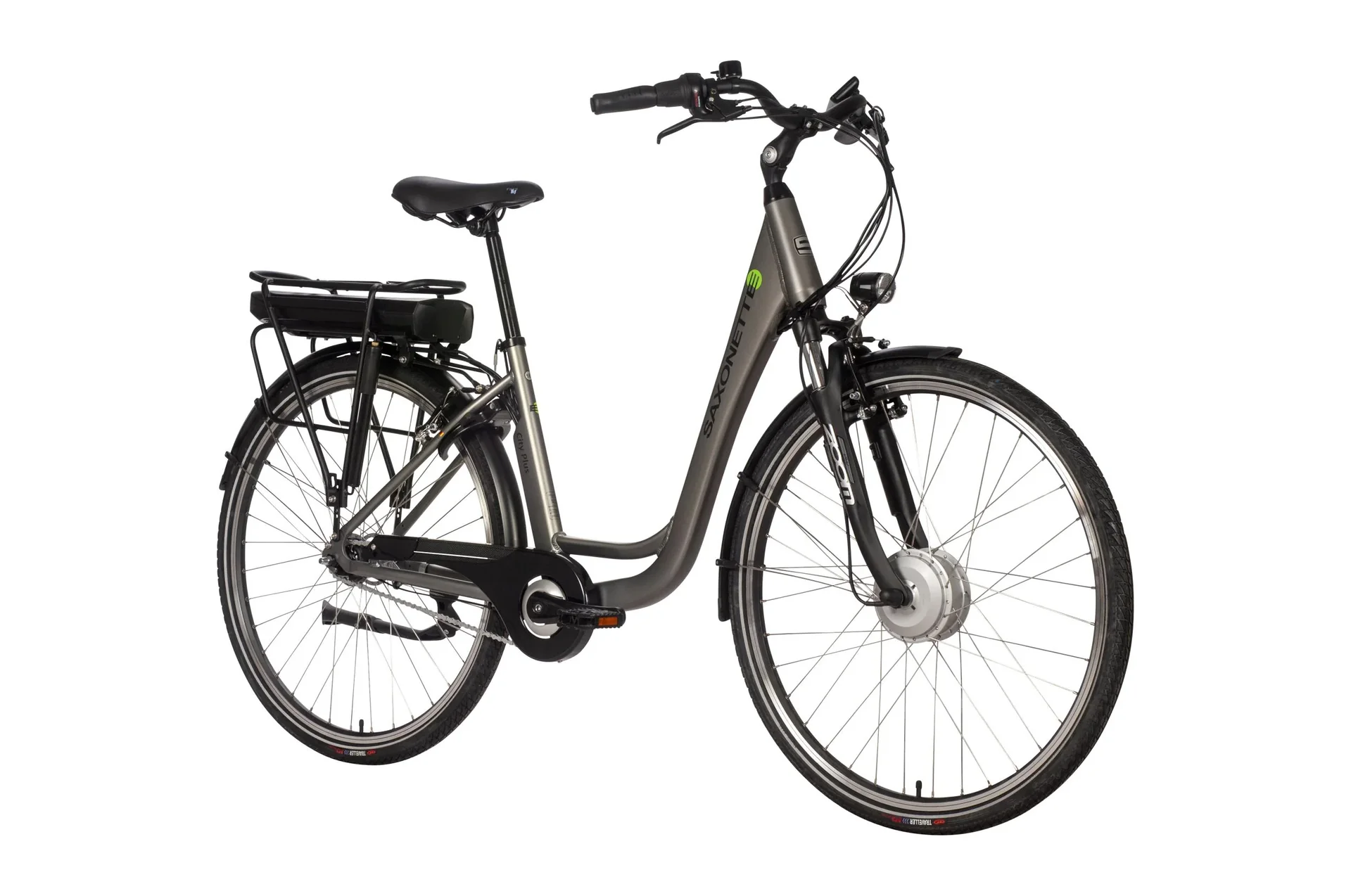 Unisex City E-Bike 28 Zoll, Rahmenhöhe 45 cm, 7-Gang Nabenschaltung, silberfarben, München - 4