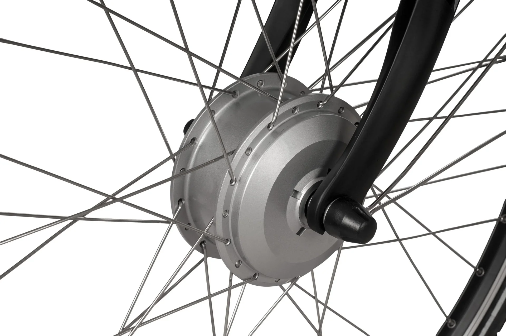 Unisex City E-Bike 28 Zoll, Rahmenhöhe 45 cm, 7-Gang Nabenschaltung, silberfarben, München - 5