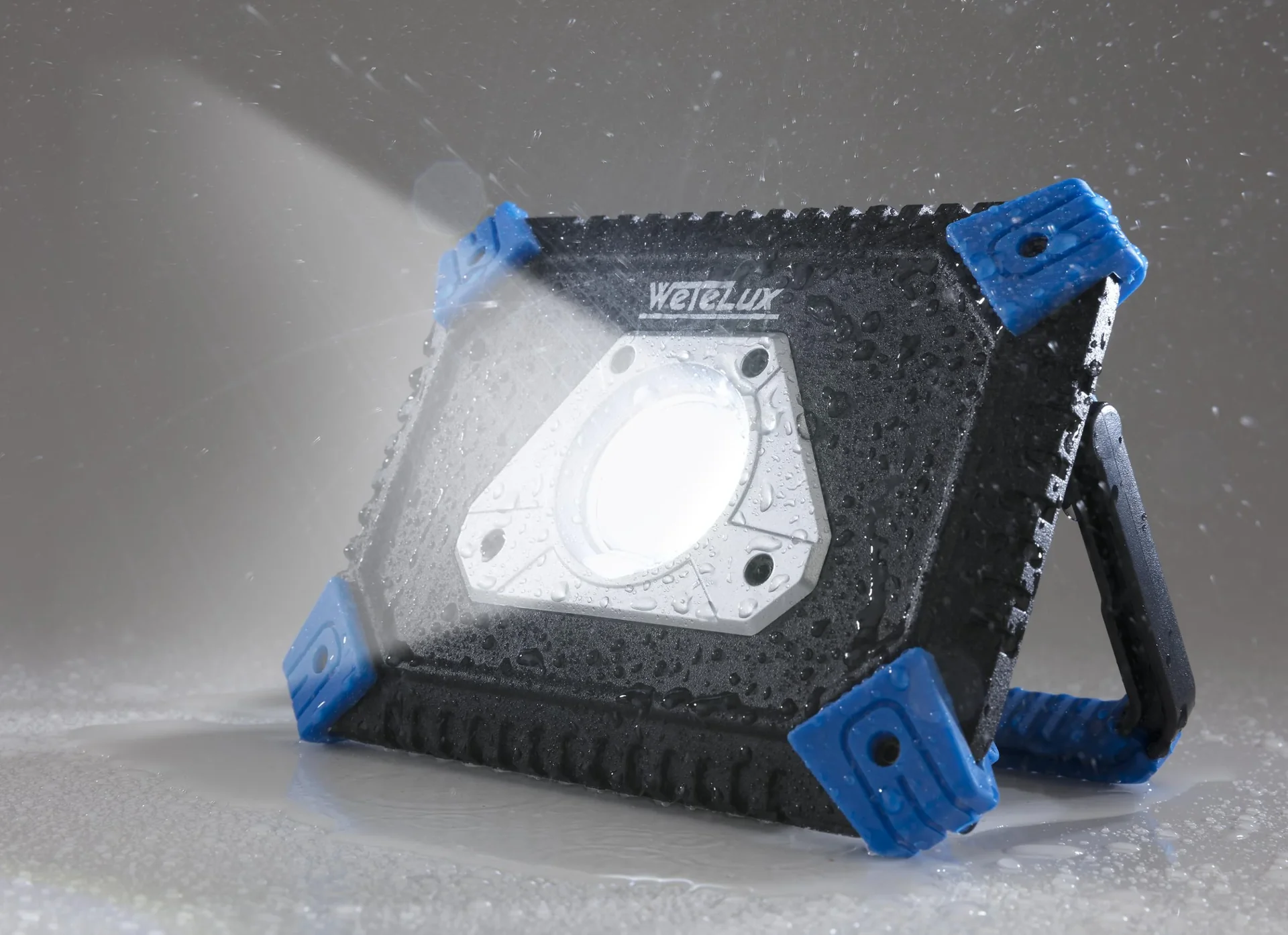 LED Akku Fluter 20 Watt COB mit Powerbank - 5