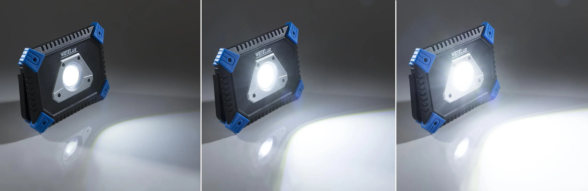 LED Akku Fluter 20 Watt COB mit Powerbank - 10
