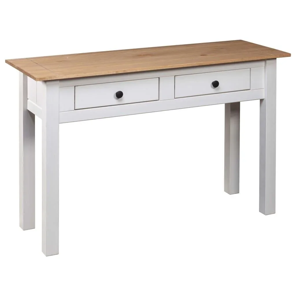 Wandtisch Panama Range 110x40x72 cm Kiefer massiv weiß - 3