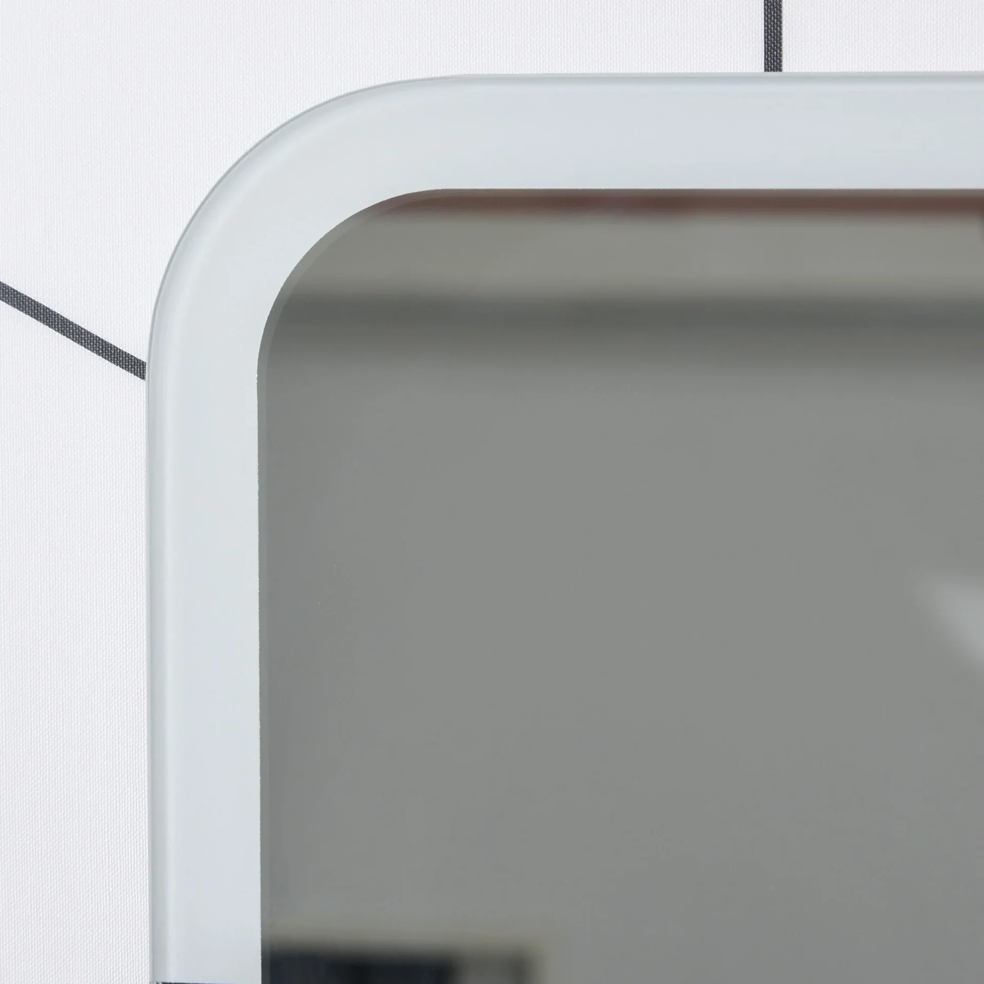 Badezimmerspiegel mit LED-Touch-Beleuchtung, weiß - 3