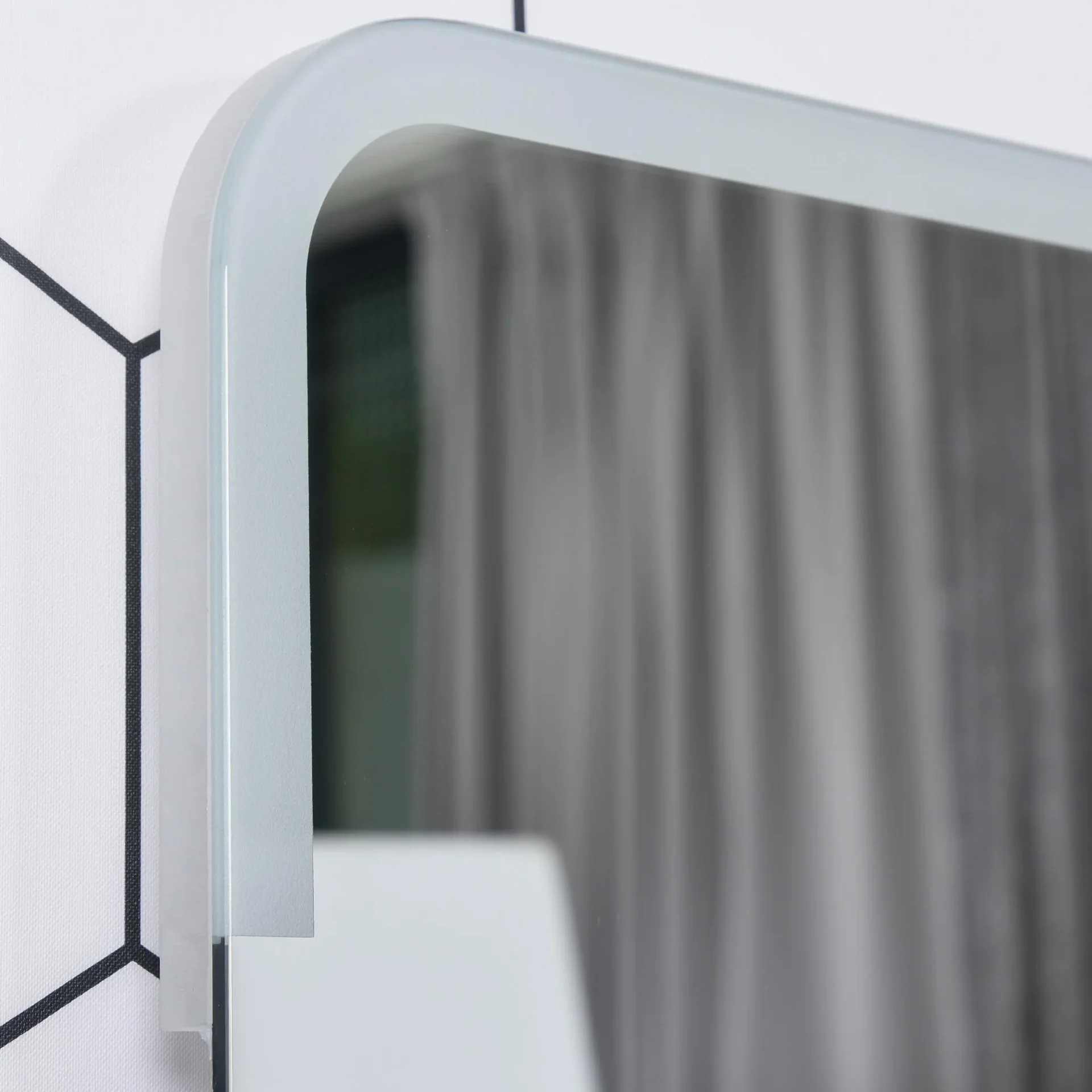 Badezimmerspiegel mit LED-Touch-Beleuchtung, weiß - 6